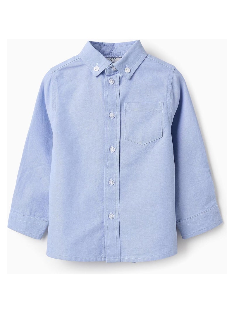 Chemise bleu clair à manches longues pour bébé garçon manches longues ESSENTIALS LINE Bleu clair - Kiabi