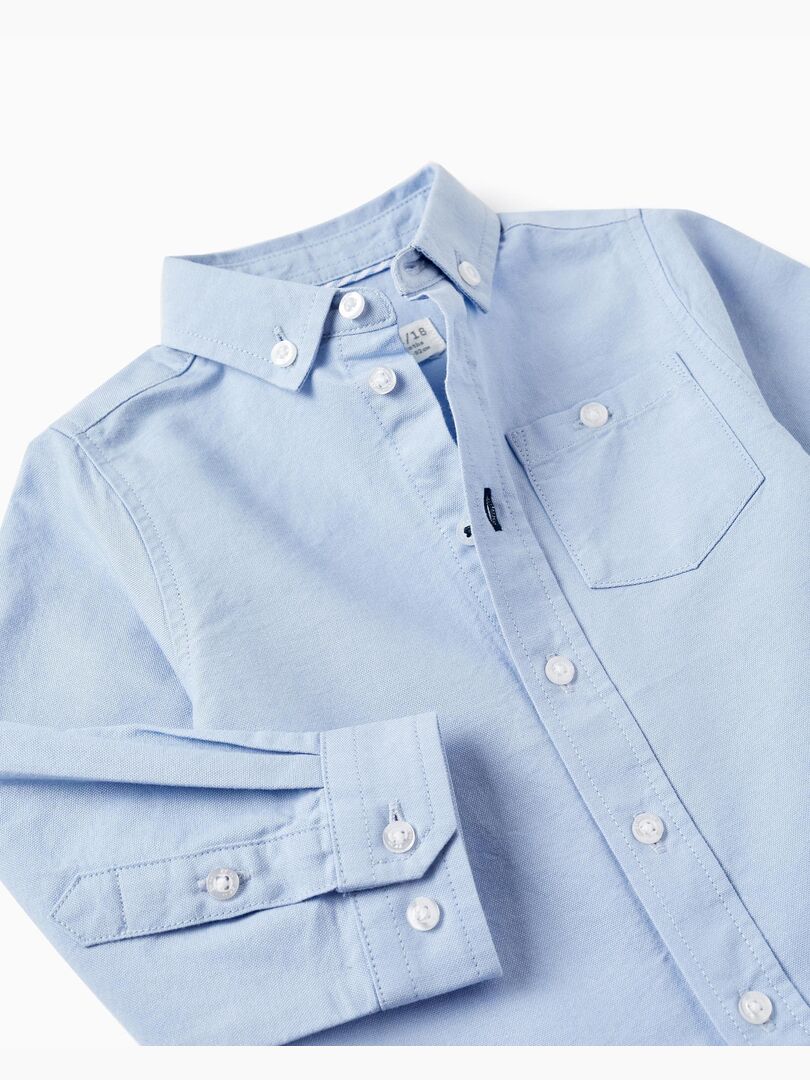Chemise Fille Bleue à Manches Longues Aeropostale - Taille M - Occasion Très Bon état