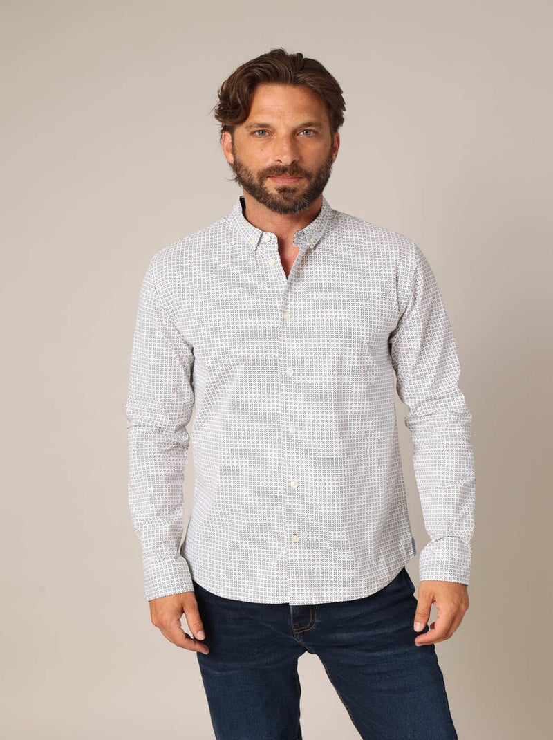 Chemise BOGART Ecru - Kiabi