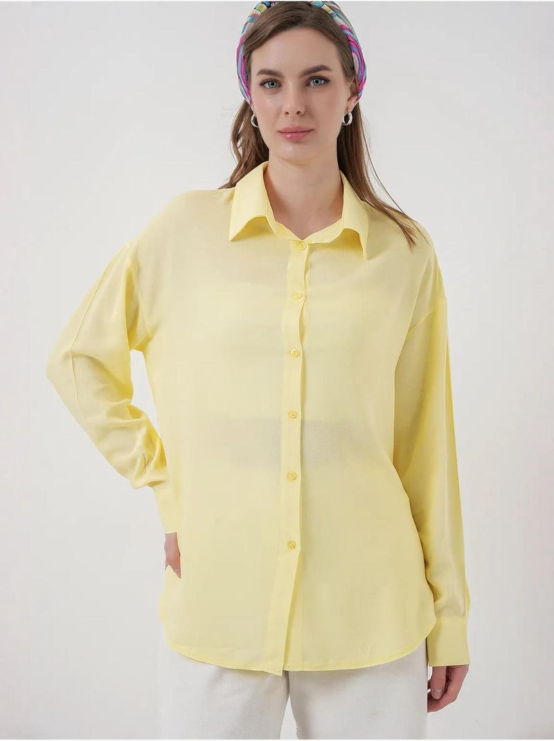 Chemise boutonnée à col de chemise bdart Ambre - Kiabi