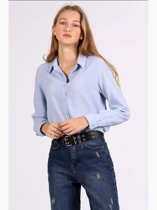 Chemise boutonnée à col de chemise bdart - Kiabi Chemise boutonnée à col de chemise bdart - Kiabi