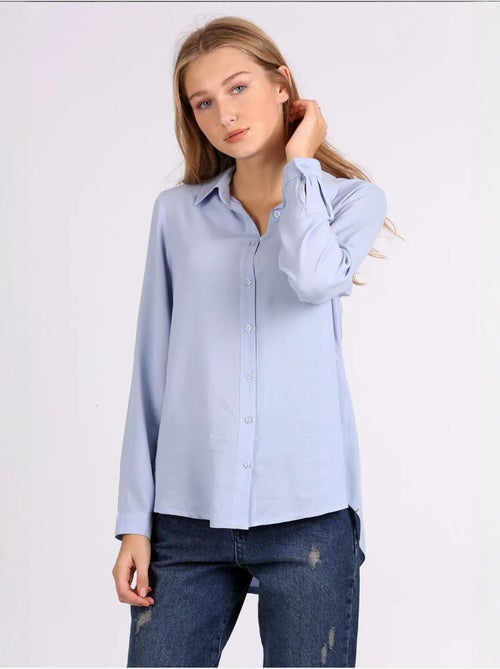 Chemise boutonnée à col de chemise bdart - Kiabi Chemise boutonnée à col de chemise bdart - Kiabi
