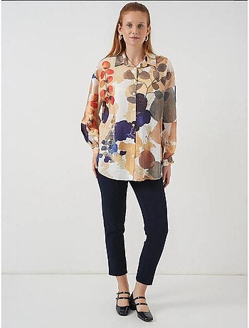 Chemise boutonnée à fleurs oversize bdart