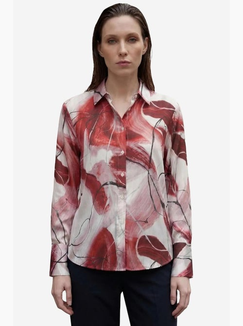 Chemise boutonnée à imprimé abstrait ma mode my fashion - Kiabi Chemise boutonnée à imprimé abstrait ma mode my fashion - Kiabi