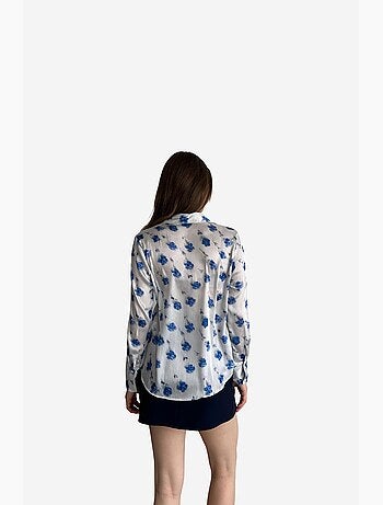 Chemise boutonnée à imprimé floral ma mode my fashion