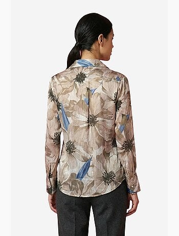 Chemise boutonnée à imprimé floral ma mode my fashion