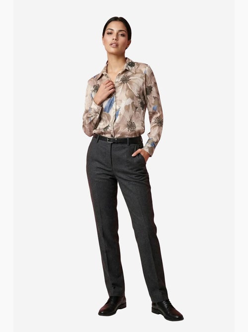 Chemise boutonnée à imprimé floral ma mode my fashion - Kiabi Chemise boutonnée à imprimé floral ma mode my fashion - Kiabi