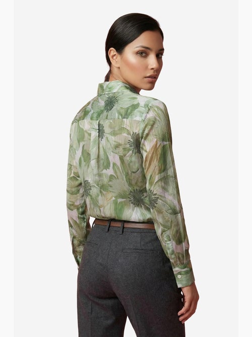 Chemise boutonnée à imprimé floral ma mode my fashion - Kiabi Chemise boutonnée à imprimé floral ma mode my fashion - Kiabi