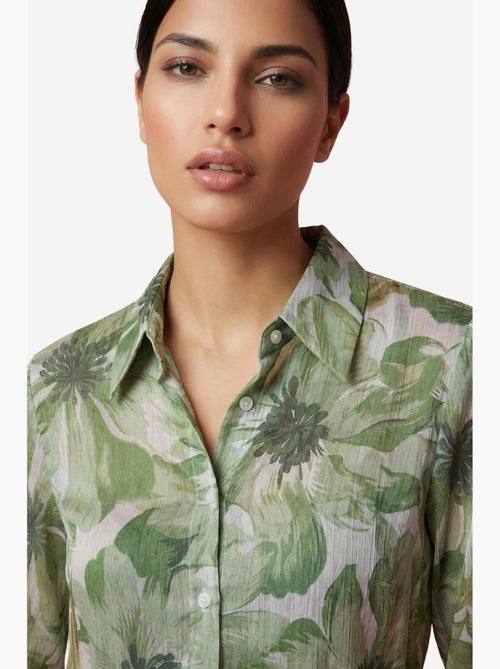 Chemise boutonnée à imprimé floral ma mode my fashion - Kiabi Chemise boutonnée à imprimé floral ma mode my fashion - Kiabi