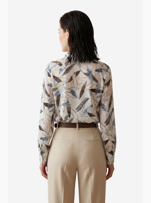 Chemise boutonnée à imprimé tropical my fashion - Kiabi Chemise boutonnée à imprimé tropical my fashion - Kiabi
