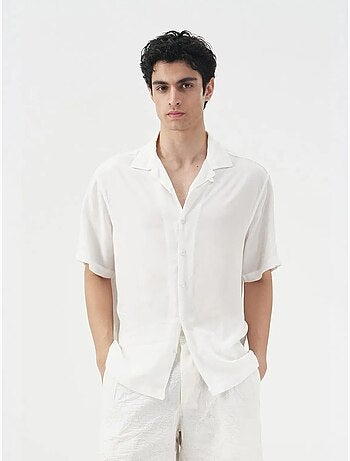 Chemise boutonnée à manches courtes giesto