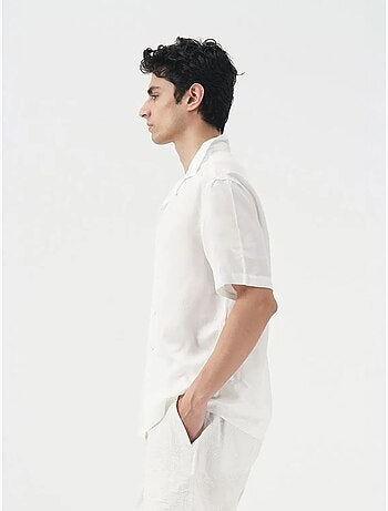 Chemise boutonnée à manches courtes giesto