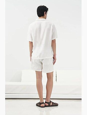 Chemise boutonnée à manches courtes giesto