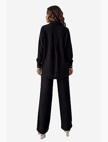Chemise boutonnée à manches longues avec col chemise my fashion