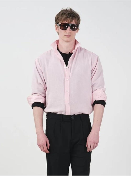 Chemise boutonnée à manches longues oversize giesto - Kiabi Chemise boutonnée à manches longues oversize giesto - Kiabi