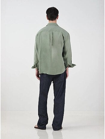 Chemise boutonnée à manches longues oversize giesto