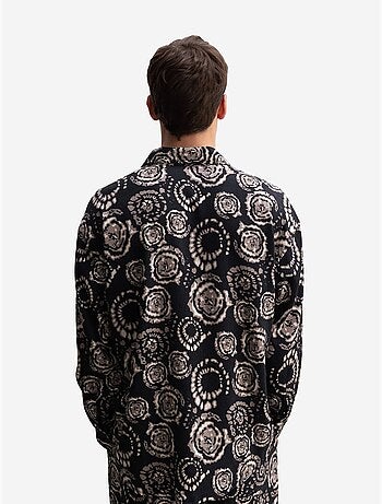 Chemise boutonnée à motif abstrait giesto
