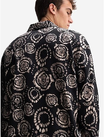Chemise boutonnée à motif abstrait giesto