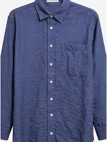 Chemise boutonnée coupe décontractée avec poche mixray