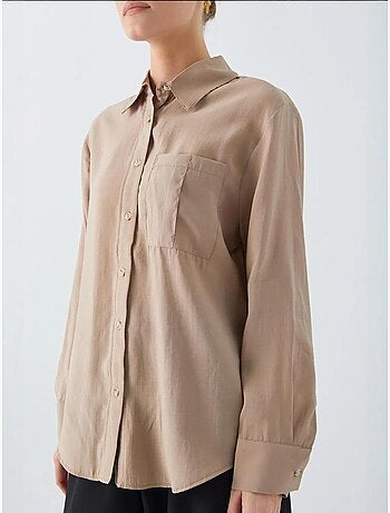Chemise boutonnée coupe décontractée avec poche mixray