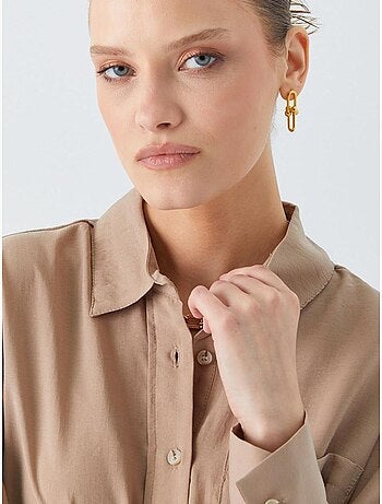 Chemise boutonnée coupe décontractée avec poche mixray