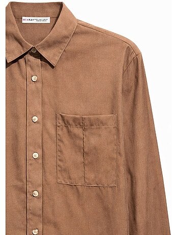 Chemise boutonnée coupe décontractée avec poche mixray