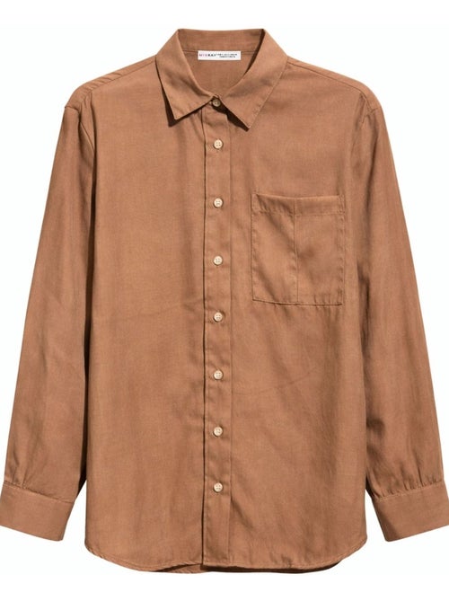 Chemise boutonnée coupe décontractée avec poche mixray - Kiabi