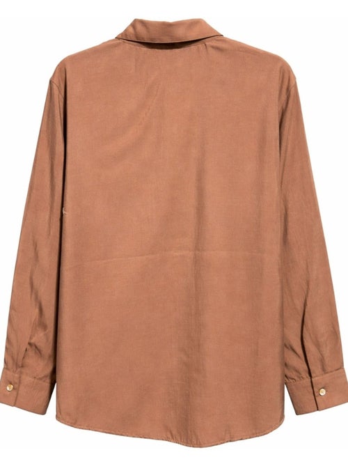 Chemise boutonnée coupe décontractée avec poche mixray - Kiabi