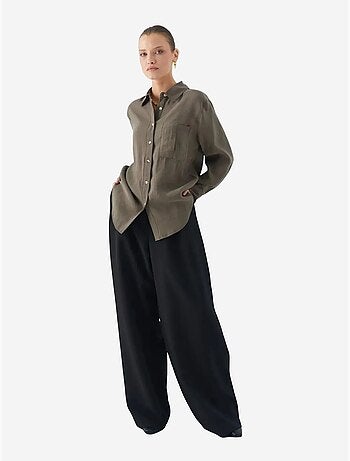 Chemise boutonnée coupe décontractée avec poche mixray