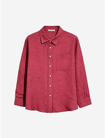 Chemise boutonnée coupe décontractée avec poche mixray
