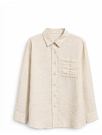 Chemise boutonnée coupe décontractée avec poche mixray