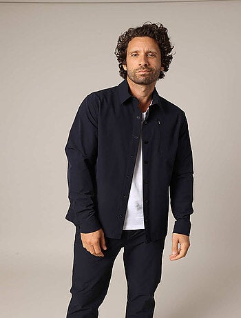 Chemise boutonnée décontractée avec col chemise 'Deeluxe'