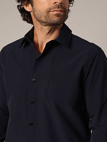 Chemise boutonnée décontractée avec col chemise 'Deeluxe'