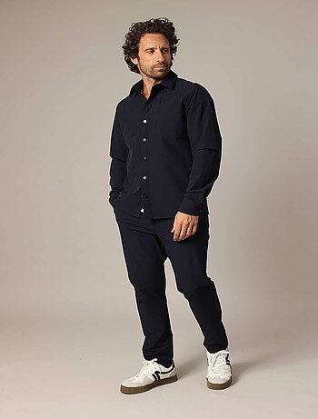 Chemise boutonnée décontractée avec col chemise 'Deeluxe'