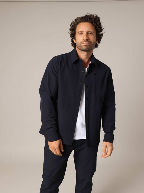 Chemise boutonnée décontractée avec col chemise 'Deeluxe' - Kiabi