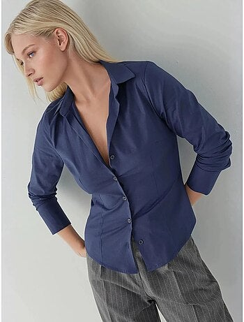 Chemise boutonnée élégante à manches longues hiccup