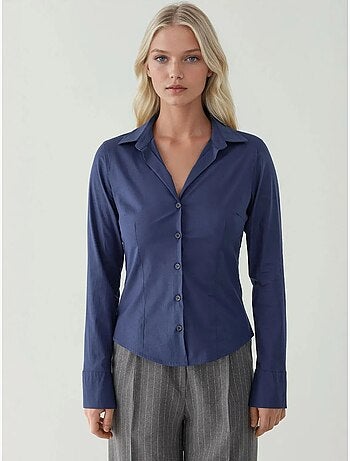 Chemise boutonnée élégante à manches longues hiccup