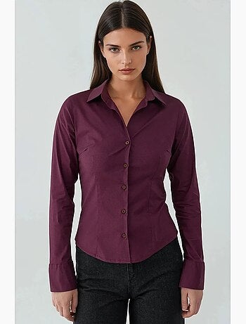 Chemise boutonnée élégante à manches longues hiccup