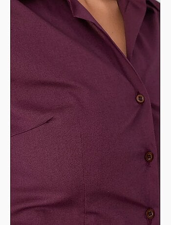 Chemise boutonnée élégante à manches longues hiccup