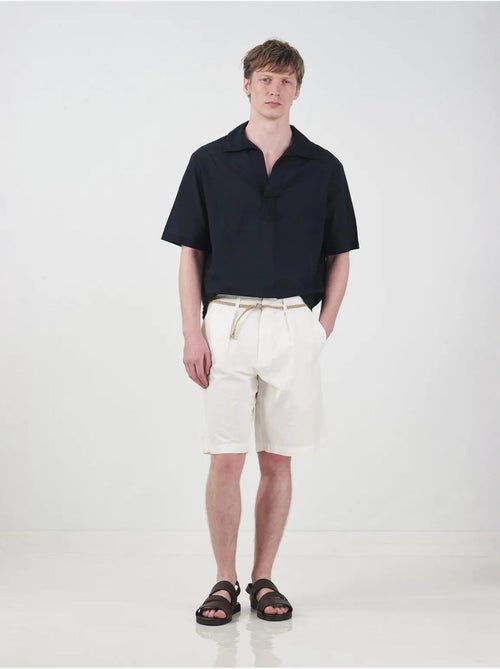 Chemise boutonnée en coton à manches courtes giesto décontractée - Kiabi Chemise boutonnée en coton à manches courtes giesto décontractée - Kiabi