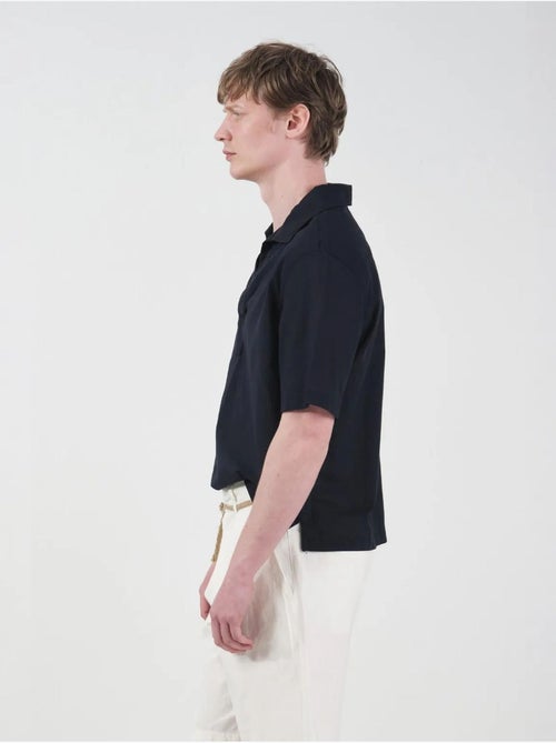 Chemise boutonnée en coton à manches courtes giesto décontractée - Kiabi Chemise boutonnée en coton à manches courtes giesto décontractée - Kiabi