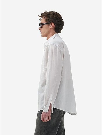Chemise boutonnée en popeline coupe classique giesto