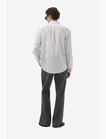 Chemise boutonnée en popeline coupe classique giesto