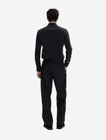 Chemise boutonnée en popeline coupe slim giesto