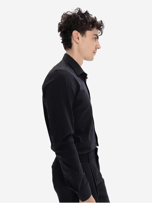 Chemise boutonnée en popeline coupe slim giesto - Kiabi Chemise boutonnée en popeline coupe slim giesto - Kiabi