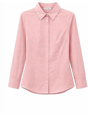 Chemise boutonnée en popeline coupe slim mixray