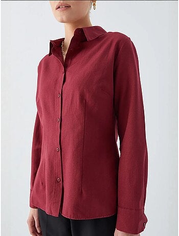Chemise boutonnée en popeline coupe slim mixray