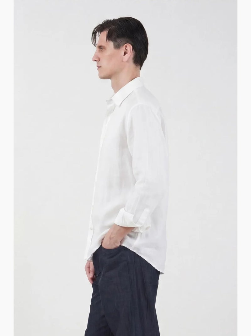 Chemise boutonnée oversize à col chemise giesto Blanc - Kiabi