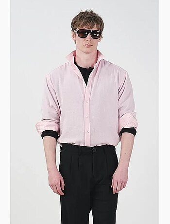 Chemise boutonnée oversize à manches longues giesto