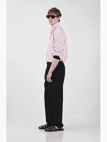 Chemise boutonnée oversize à manches longues giesto